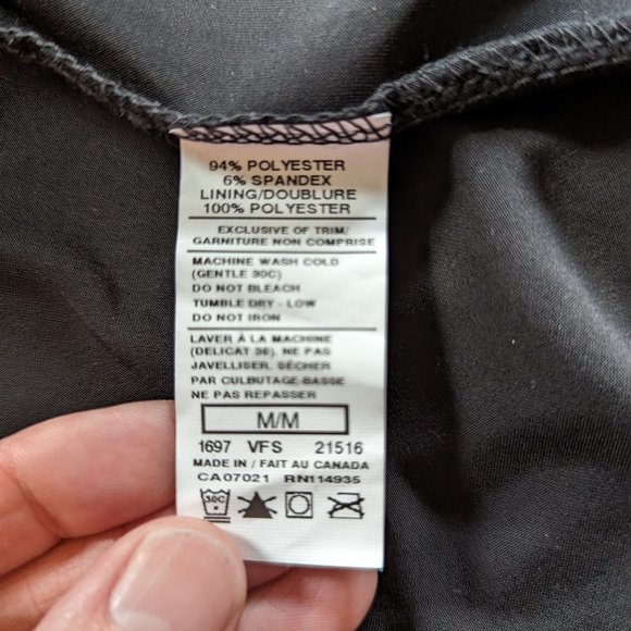 Ripe - Criss-Cross metallic splash Strapless Dress in Bronze & Black bnwot - Picture 5 of 8